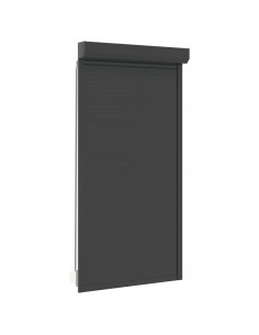 Tapparella Avvolgibile in Alluminio 110x220 cm Antracite 2