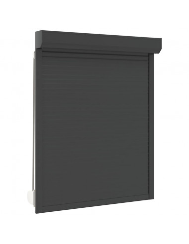 Tapparella Avvolgibile in Alluminio 120x150 cm Antracite