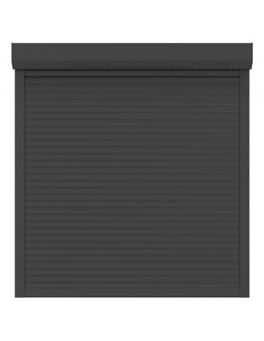 Tapparella Avvolgibile in Alluminio 130x140 cm Antracite