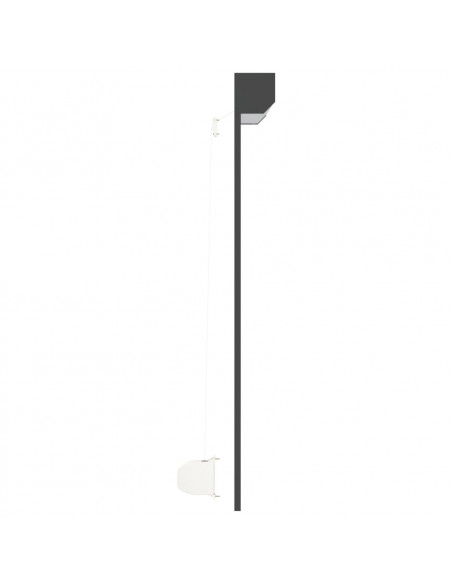 Tapparella Avvolgibile in Alluminio 140x150 cm Antracite