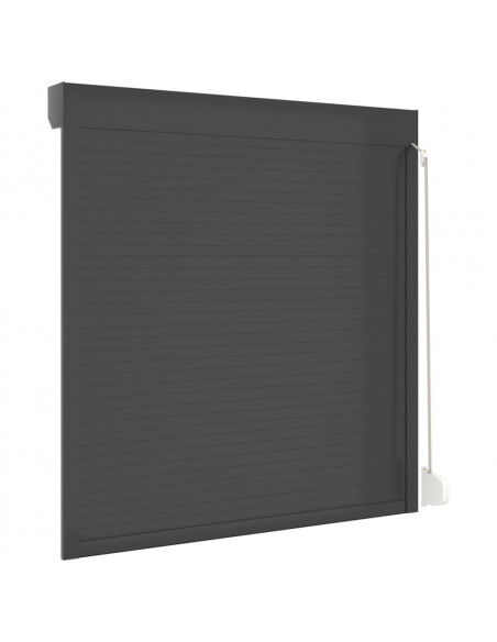 Tapparella Avvolgibile in Alluminio 140x150 cm Antracite