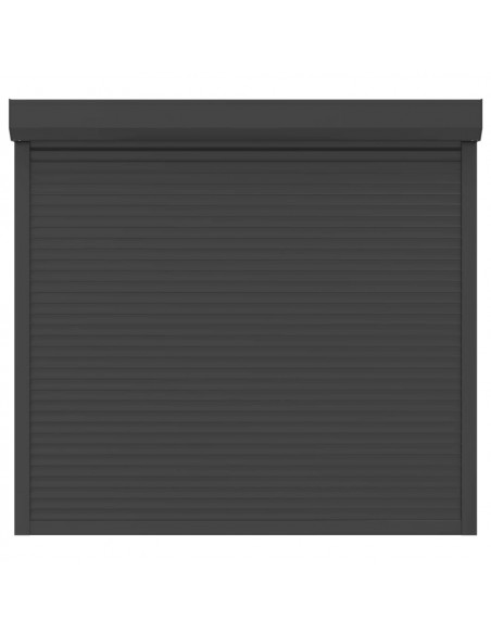 Tapparella Avvolgibile in Alluminio 160x150 cm Antracite