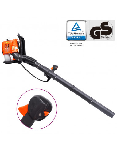 Soffiatore per Foglie a Zaino a Benzina 900 m³/h 42,7 cc