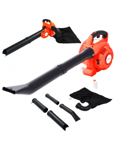 Soffiatore per Foglie 3 in 1 a Benzina 26 cc Arancione