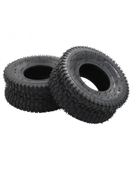 Ruote per Carriola 2 pz 15x6.00-6 4PR Gomma