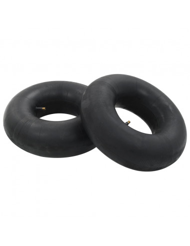 Set Ruote e Camere d'Aria Carriola 4pz 15x6.00-6 4PR  Gomma