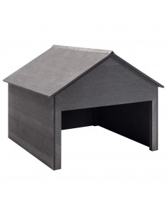 Casetta per Rimessaggio Rasaerba Grigio 80x80x70 cm in WPC 2