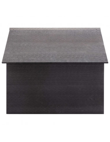 Casetta per Rimessaggio Rasaerba Grigio 80x80x70 cm in WPC