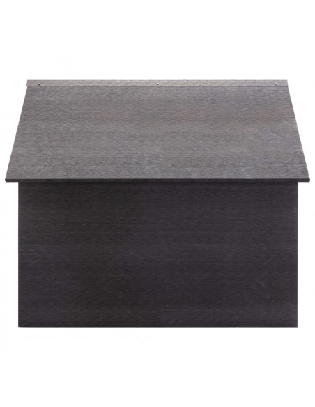 Casetta per Rimessaggio Rasaerba Grigio 80x80x70 cm in WPC
