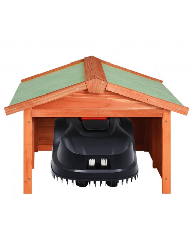 Casetta per Tosaerba Robotizzato 72x87x50 cm Massello di Abete