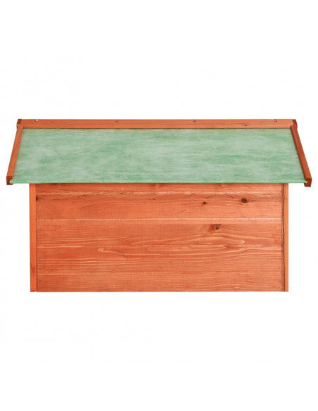 Casetta per Tosaerba Robotizzato 72x87x50 cm Massello di Abete