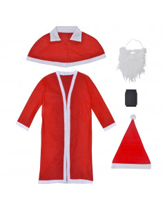 Set Natale Costume lungo di Babbo Natale