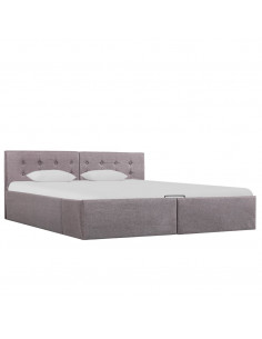 Giroletto con Contenitore Grigio Talpa in Tessuto 160x200 cm 2