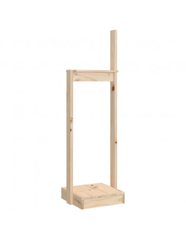Portalegna 33,5x30x110 cm in Legno Massello di Pino