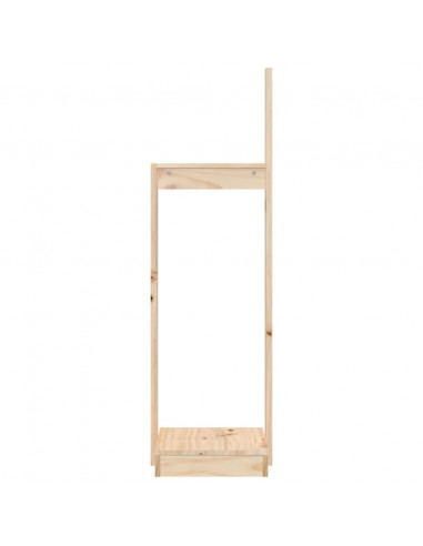 Portalegna 33,5x30x110 cm in Legno Massello di Pino