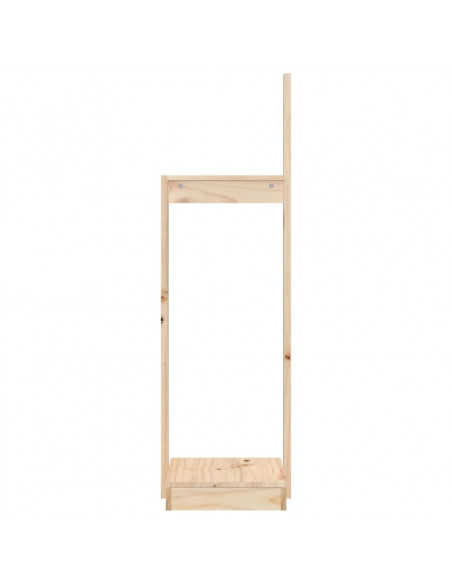 Portalegna 33,5x30x110 cm in Legno Massello di Pino