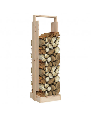 Portalegna 33,5x30x110 cm in Legno Massello di Pino