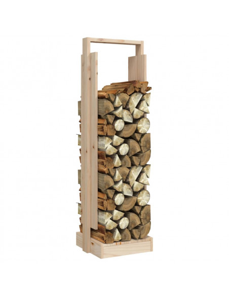 Portalegna 33,5x30x110 cm in Legno Massello di Pino