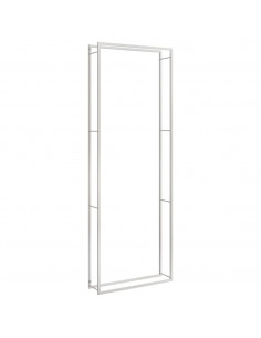 Portalegna 110x28x312 cm in Acciaio Inossidabile 2