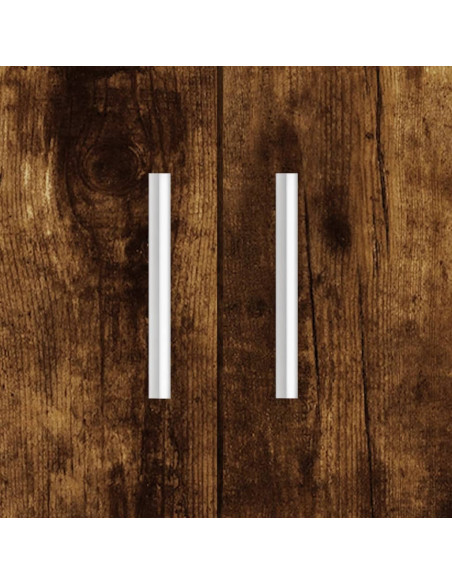 Supporto Acquario 81x36x73 cm in Legno Multistrato Rovere Fumo