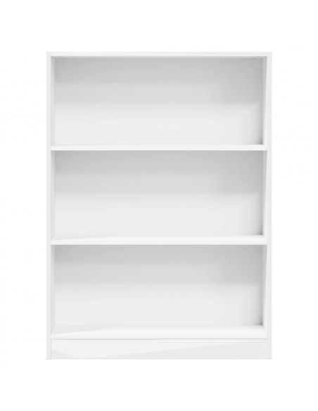 Libreria Bianca 80x24x109 cm in Legno Multistrato