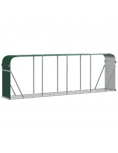 Portaceppi Verde 300x45x100 cm in Acciaio Zincato 2