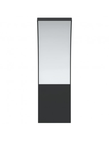 Applique per Esterni con LED 2 pz Nere Alluminio Pressofuso