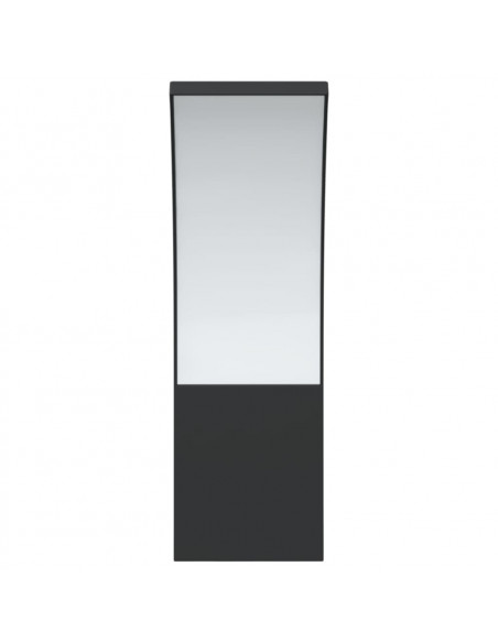 Applique per Esterni con LED 2 pz Nere Alluminio Pressofuso