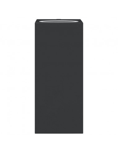 Applique da Parete per Esterni 2 pz Nere Alluminio Pressofuso