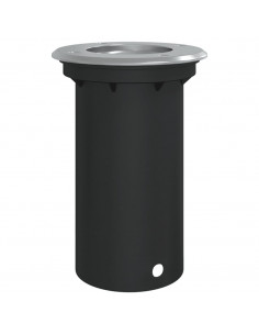 Luce per Esterni Rotonda Nera 10,5x10,5cm Alluminio Pressofuso 2