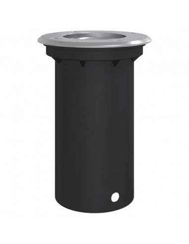 Luce per Esterni Rotonda Nera 10,5x10,5cm Alluminio Pressofuso