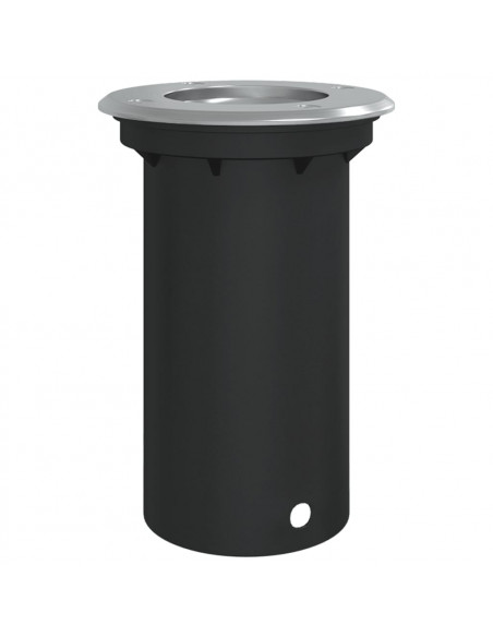 Luce per Esterni Rotonda Nera 10,5x10,5cm Alluminio Pressofuso