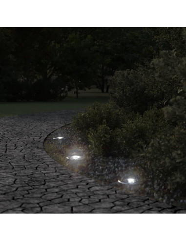 Luce per Esterni Rotonda Nera 10,5x10,5cm Alluminio Pressofuso