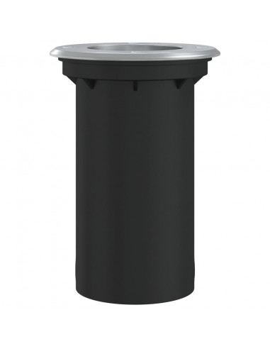 Luce per Esterni Rotonda Nera 10,5x10,5cm Alluminio Pressofuso