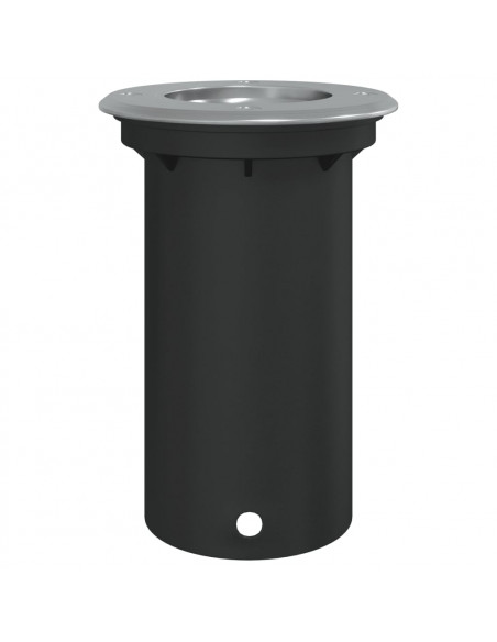 Luce per Esterni Rotonda Nera 10,5x10,5cm Alluminio Pressofuso