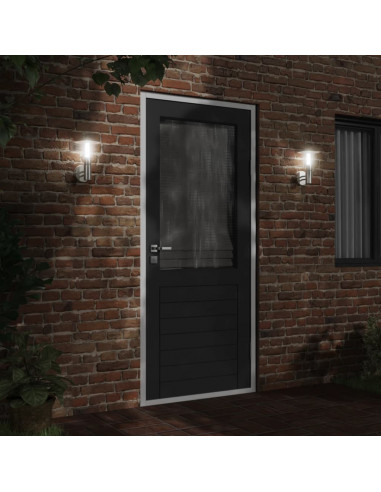 Applique da Esterno 2 pz Argento in Acciaio Inossidabile