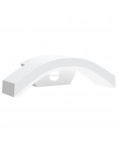 Applique con LED e Sensore Bianca in Alluminio Pressofuso 2