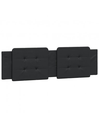 Cuscino Testiera Nero 180 cm in Similpelle