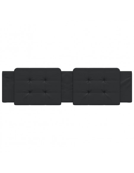 Cuscino Testiera Nero 180 cm in Similpelle