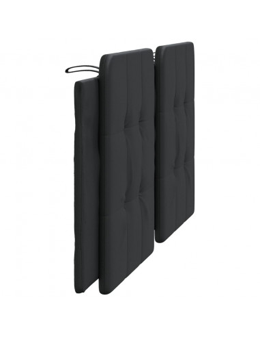 Cuscino Testiera Nero 180 cm in Similpelle