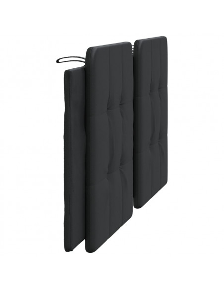 Cuscino Testiera Nero 180 cm in Similpelle