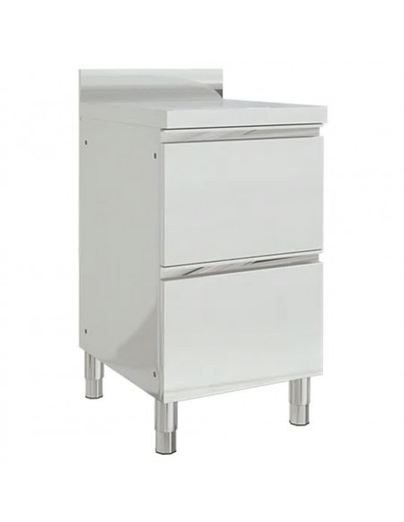 Mobiletti da Cucina Commerciale 2 pz in Acciaio Inox