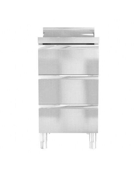 Mobiletti da Cucina Commerciale 2 pz in Acciaio Inox