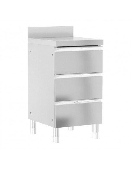 Mobiletti da Cucina Commerciale 2 pz in Acciaio Inox