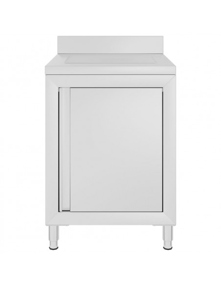 Mobiletto da Cucina Commerciale con Gocciolatoio Acciaio Inox