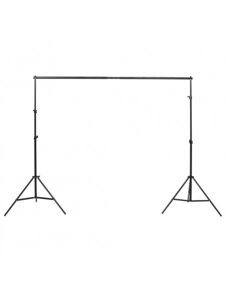 Kit di Illuminazione da Studio con Fondali e Ombrelli