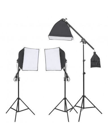 Kit di Illuminazione da Studio con Treppiedi e Softbox