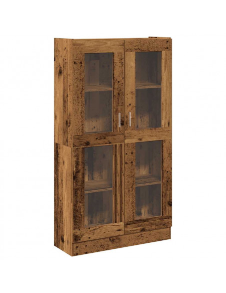 Credenza Alta Legno Antico 82,5x30,5x150 cm in Truciolato