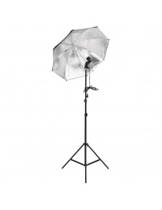 Kit per Studio Fotografico con Set Luci, Fondale e Riflettore 2