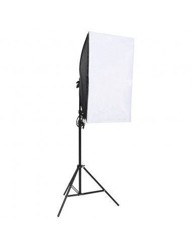 Kit per Studio Fotografico con Set Luci, Fondale e Riflettore